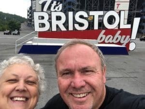 Vickie Allen and John Hayes at Bristol