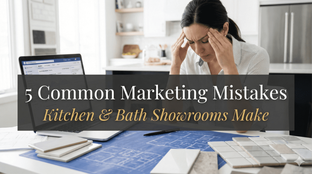 5 Common Marketing Mistakes Kitchen & Bath Showrooms Make 5 Common Marketing Mistakes Kitchen & Bath Showrooms Make