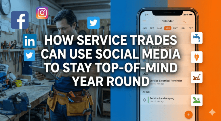 How Service Trades Can Use Social Media To Stay Top-Of-Mind Year Round
