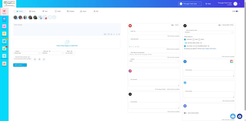 Dashboard on FreshSuite