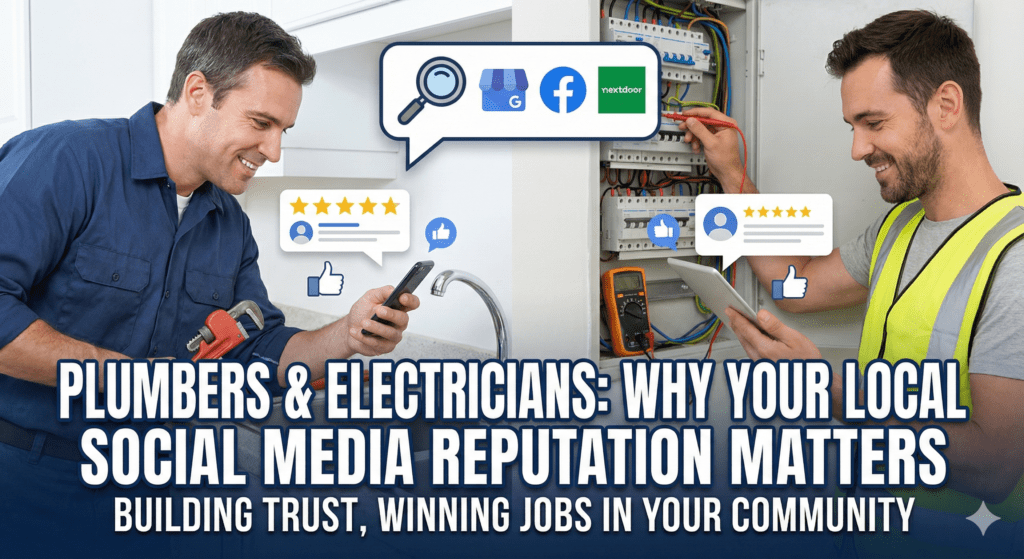 plumbers Plumbers & Electricians: Why Your Local Social Media Reputation Matters